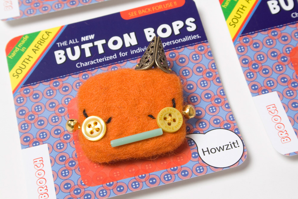 button bops jelli jelli jozelle du plessis brooches Packaging buttons button