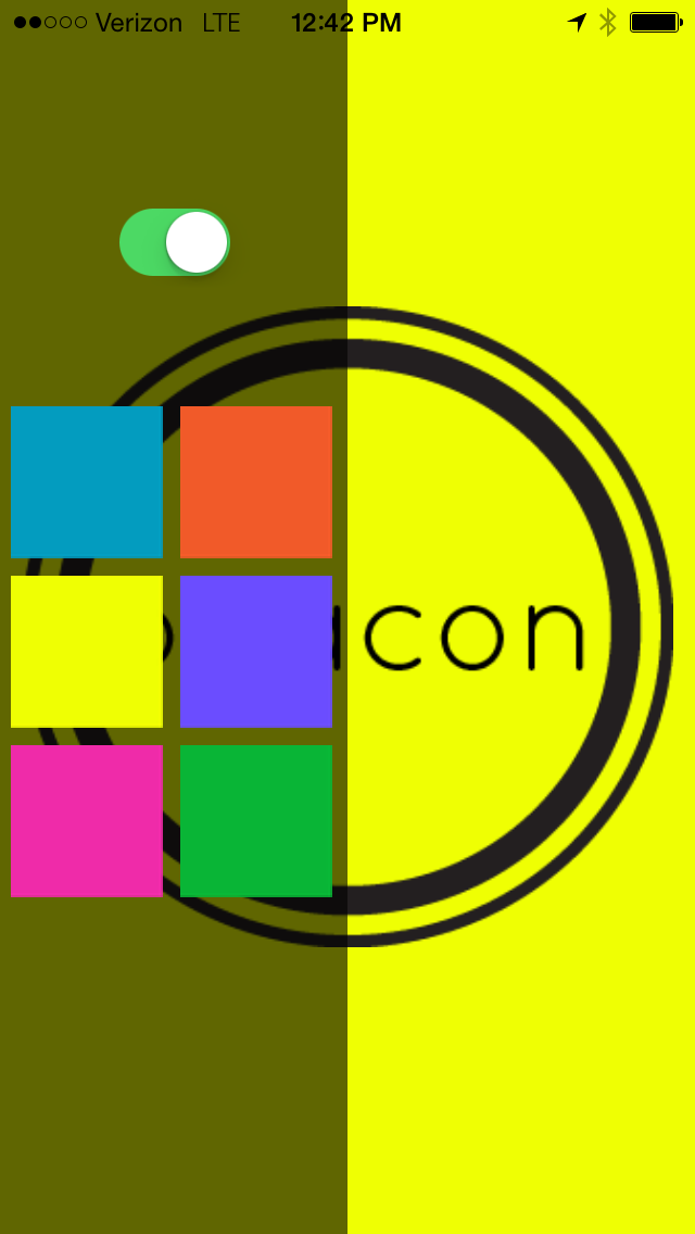 beacon iphone app ios mobile Illustrator