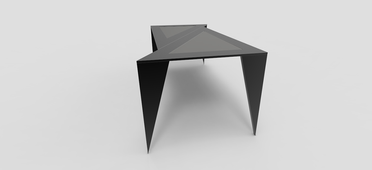 chair  table angle dark black piano drama agressive set black reflexive