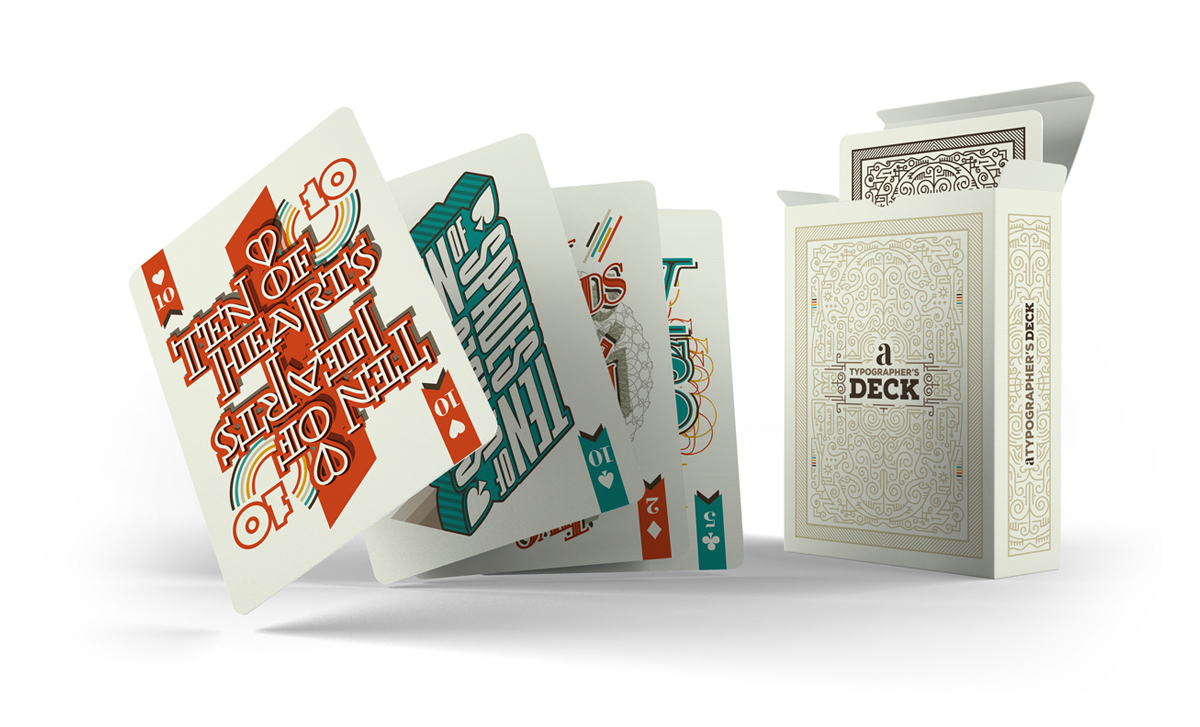 furkan şener Art of play Playing Cards typography   A Typographers Deck design graphic design  type typographer sexy