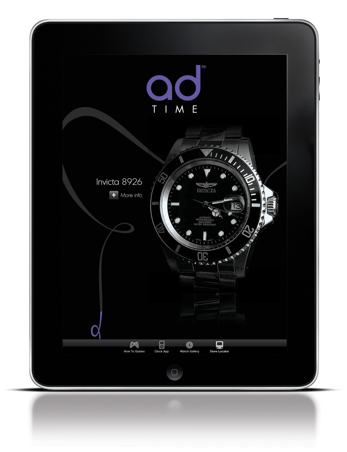 watch iPad Apps iPad user interface design Mockup