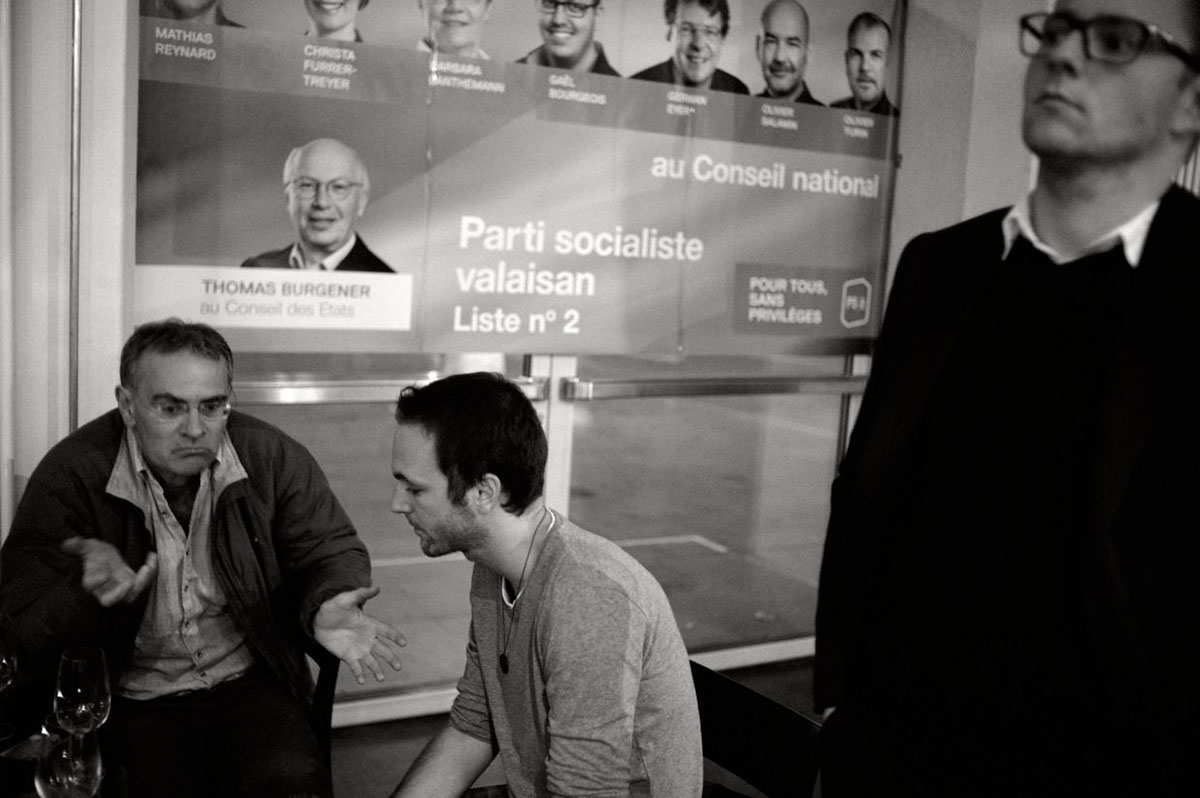 people photojournalism  blackandwhite Election life Real daily life Switzerland politics reportage