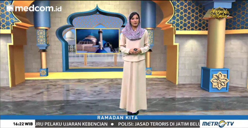 3D 3D model Render studio tv ramadan islam redshift vray 3dsmax