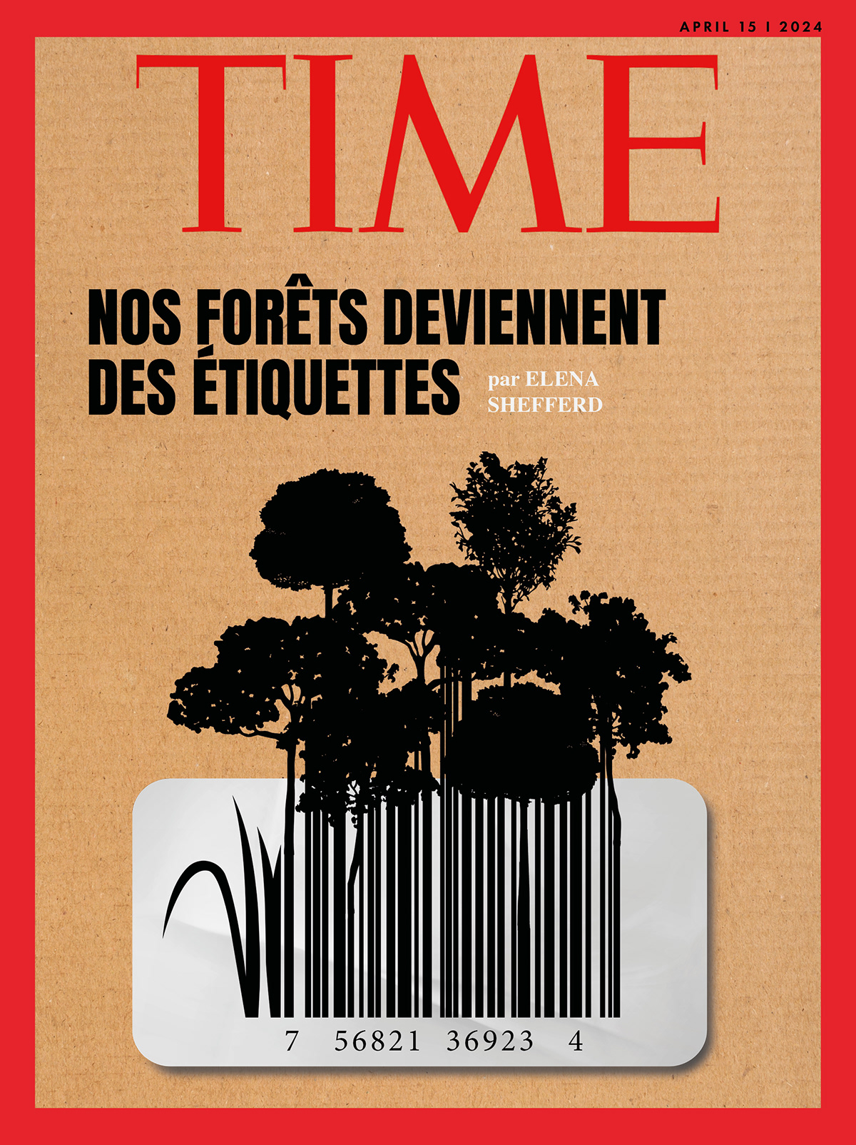 magazine couverture Deforestation environment Nature