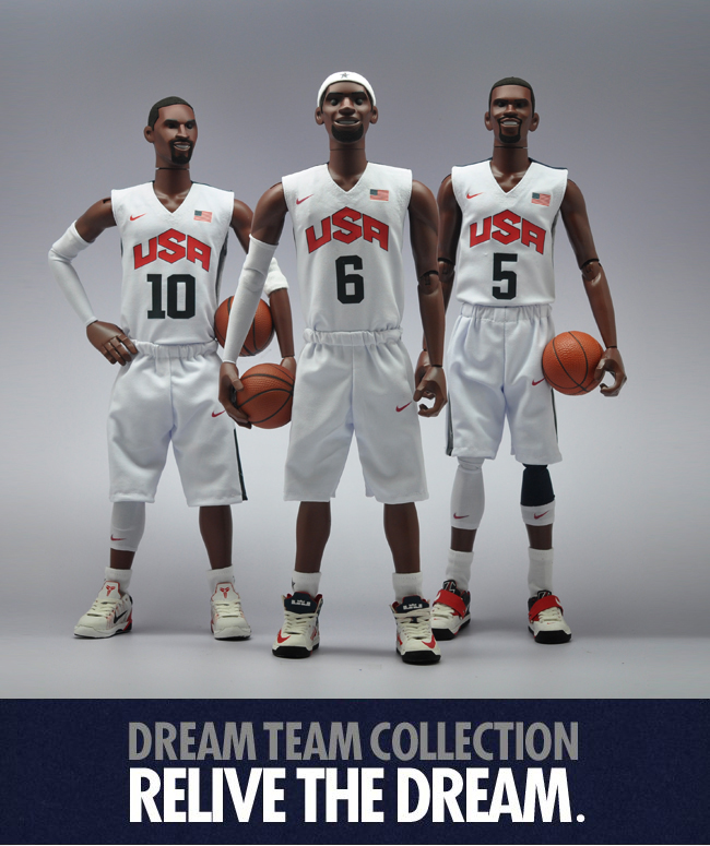 Dream Team Kobe Bryant LeBron James kevin durant coolrain art toy London Olympics