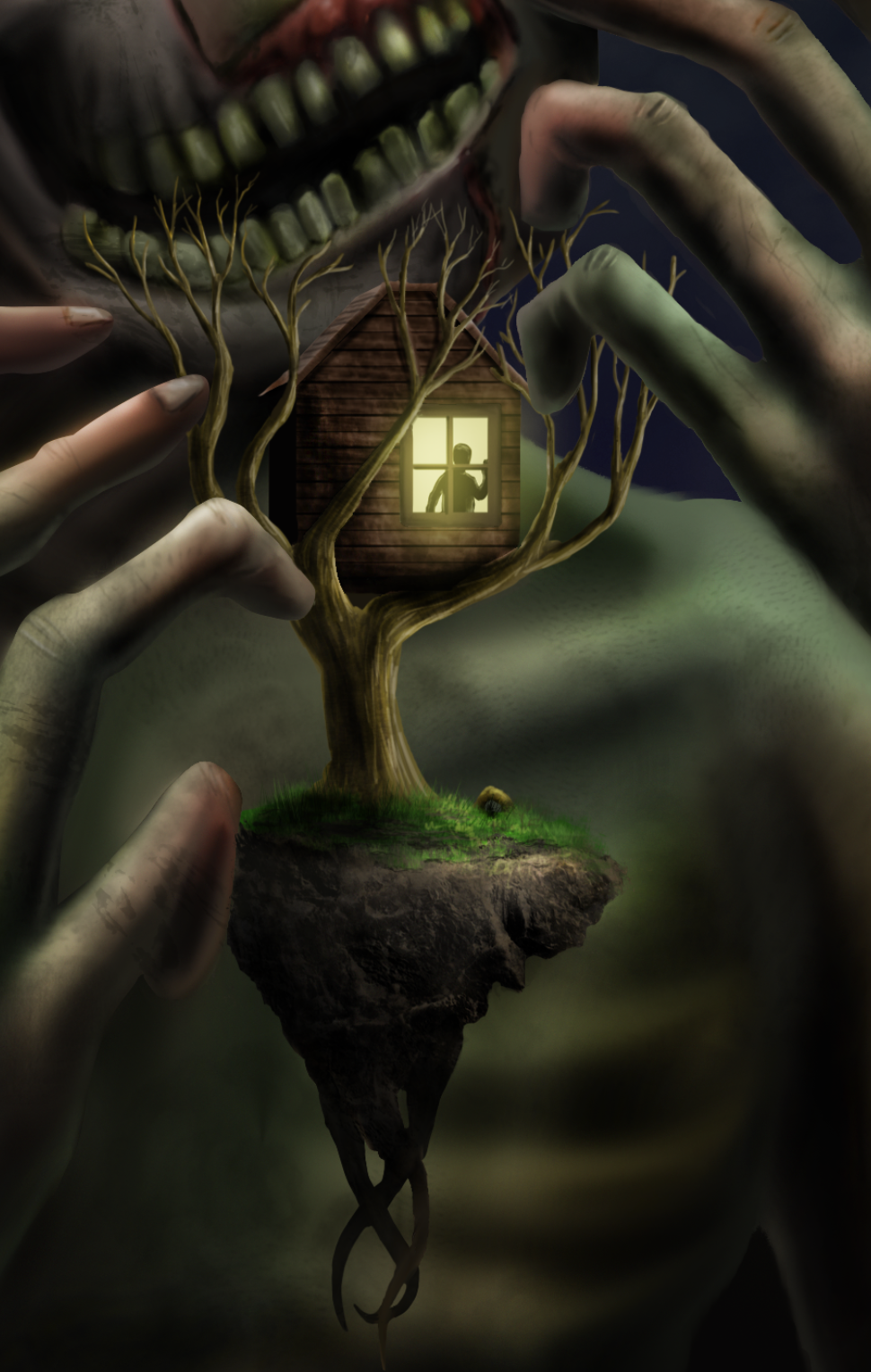 digital illustration digital painting zombies dreams surrealism photoshop wacom