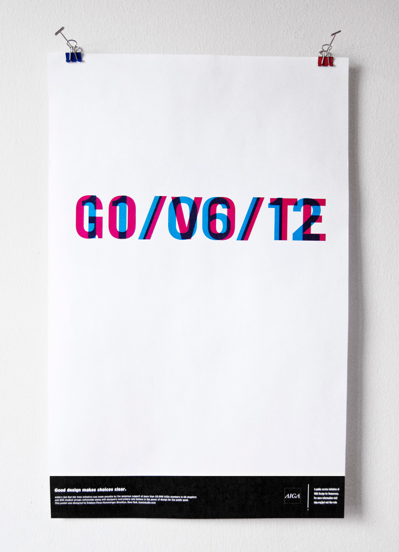 poster  aiga type voting vote politics