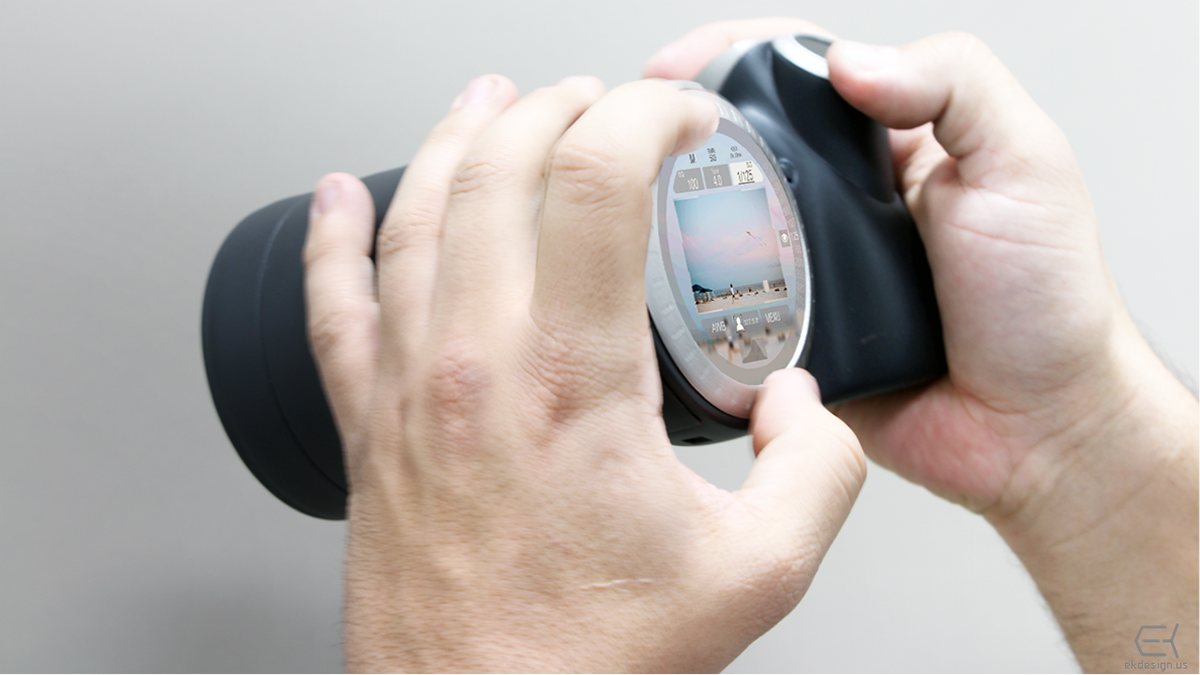 camera dlsr enthusiast lens Interface dial ergonomic Sony Red Dot ida