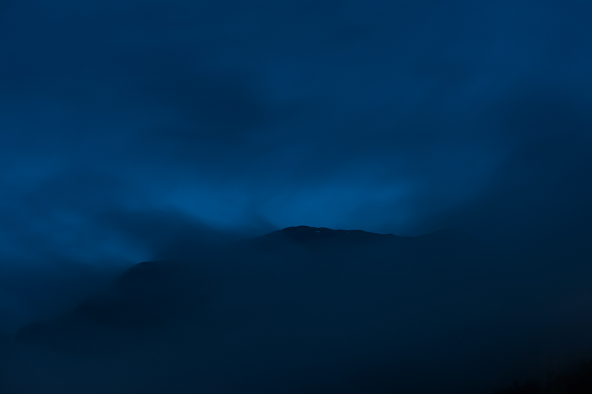blue bluehour dream Landscape light night nordic norway remote surreal