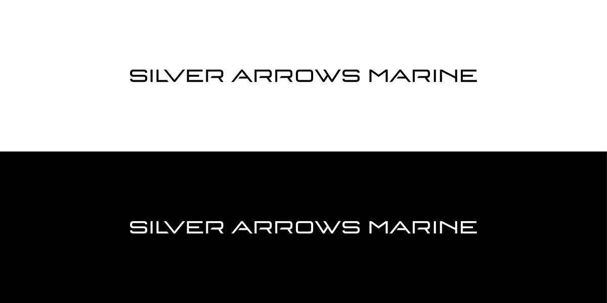 Silver Arrows Marine mercedes-benz yacht brand Corporate Identity brand identity guidelines boat web site branding 