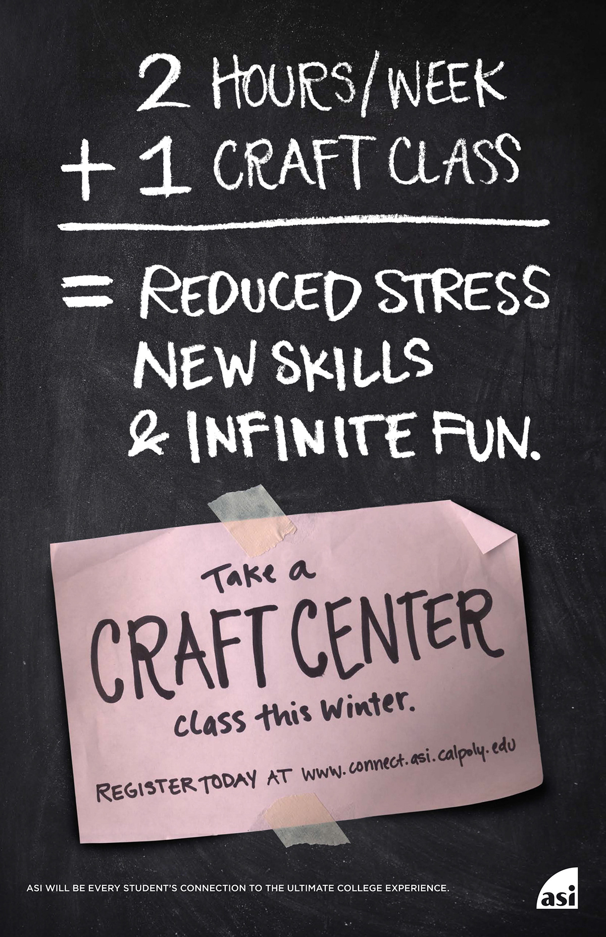 craft center  Chalkboard