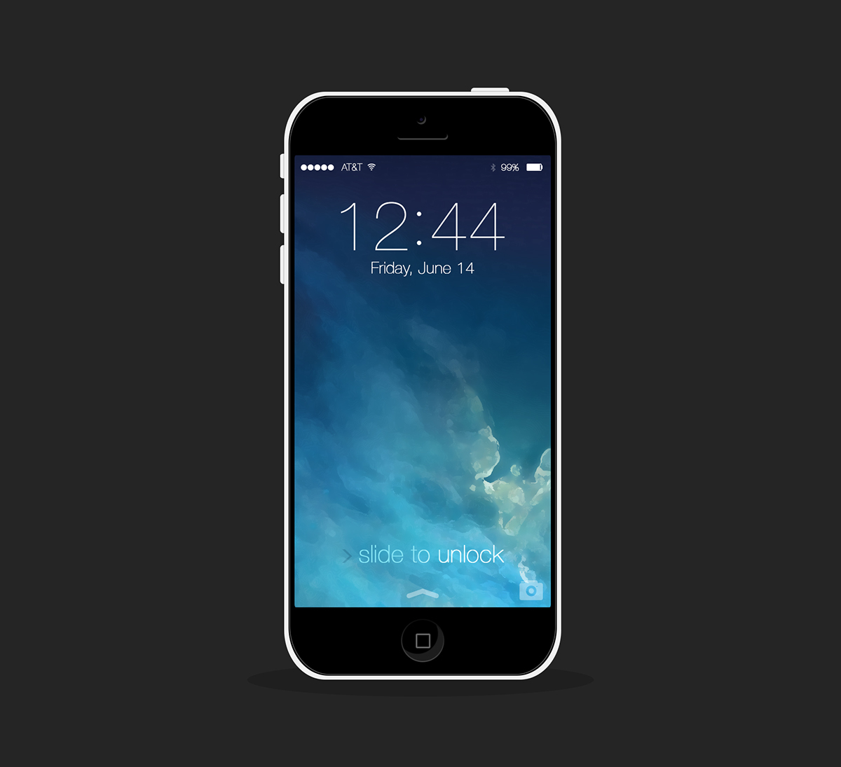 iphone 5c iphone 5c apple cellphone iOS 7 GUI flat minimal concept art