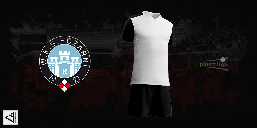 volleyball crest logo uniform kit polish design brand plus liga season new