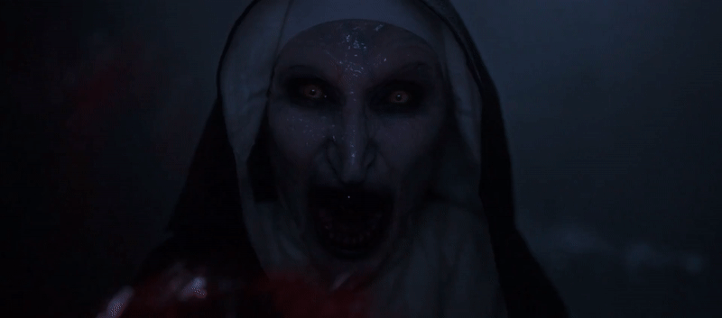 the nun movie AWWWARDS webgl horror Scary Film  