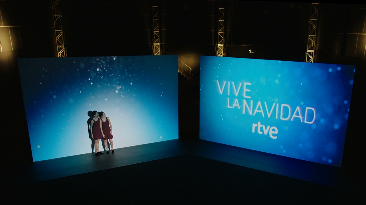 navidad Christmas projection DANCE   design danza baile promo Spot video tvdesign motiongraphics 2D amirra arri