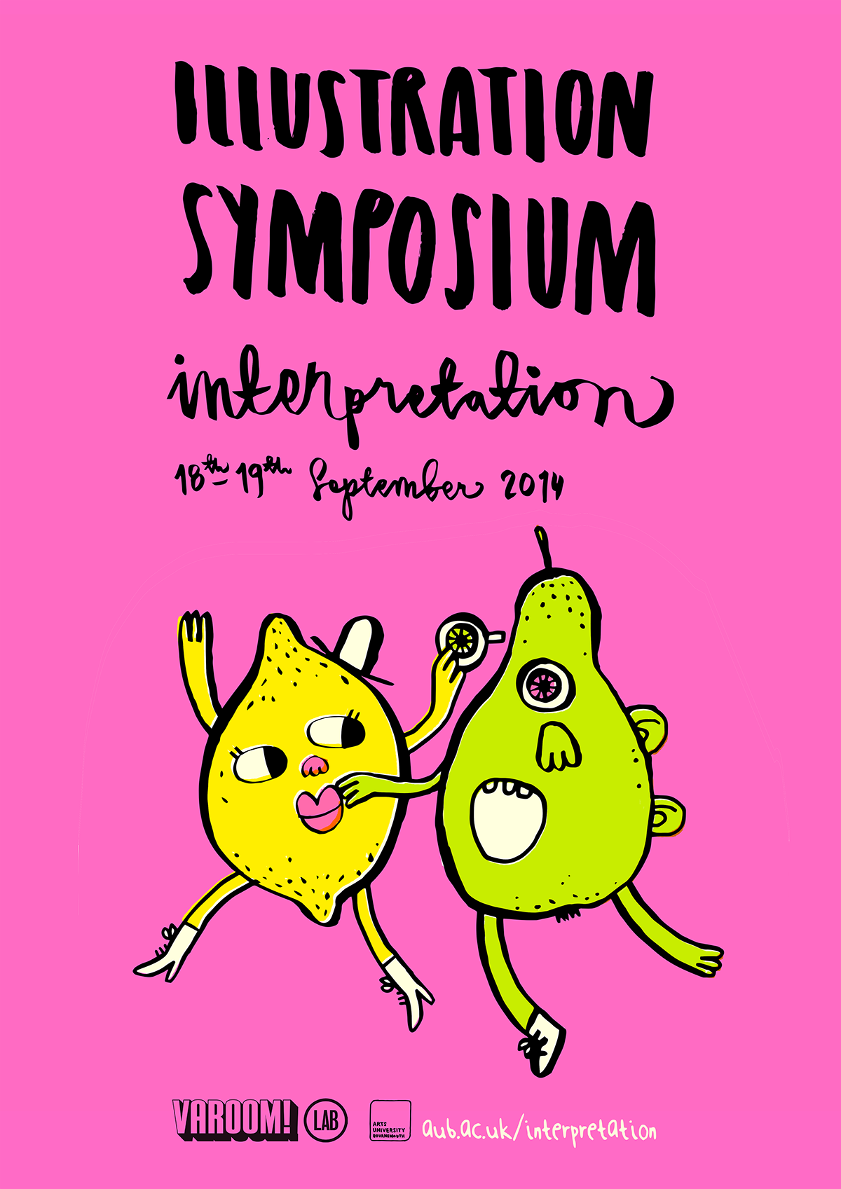 varoom AUB symposium Interpretation Misinterpretation Pear lemon ink digital