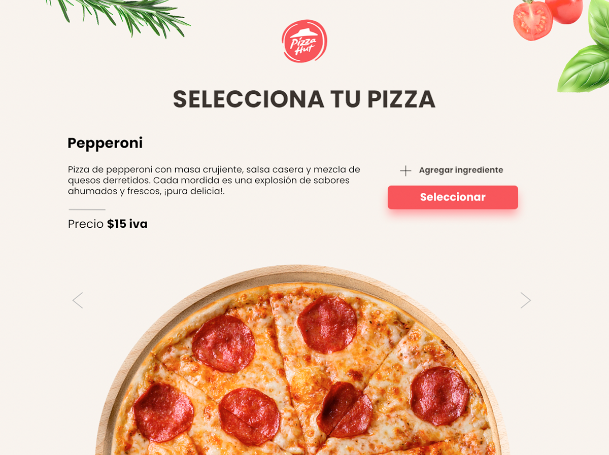 UI/UX ui design sketch Pizza pizzahut Food  Graphic Designer