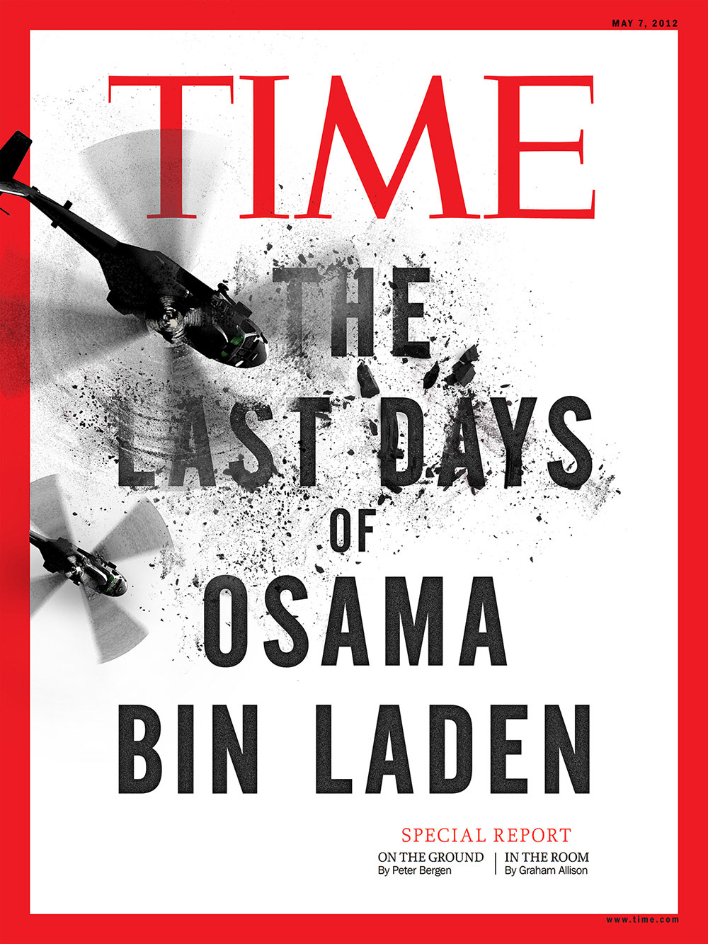 osama bin laden Osama Bin laden Time Magazine last days typography   broken
