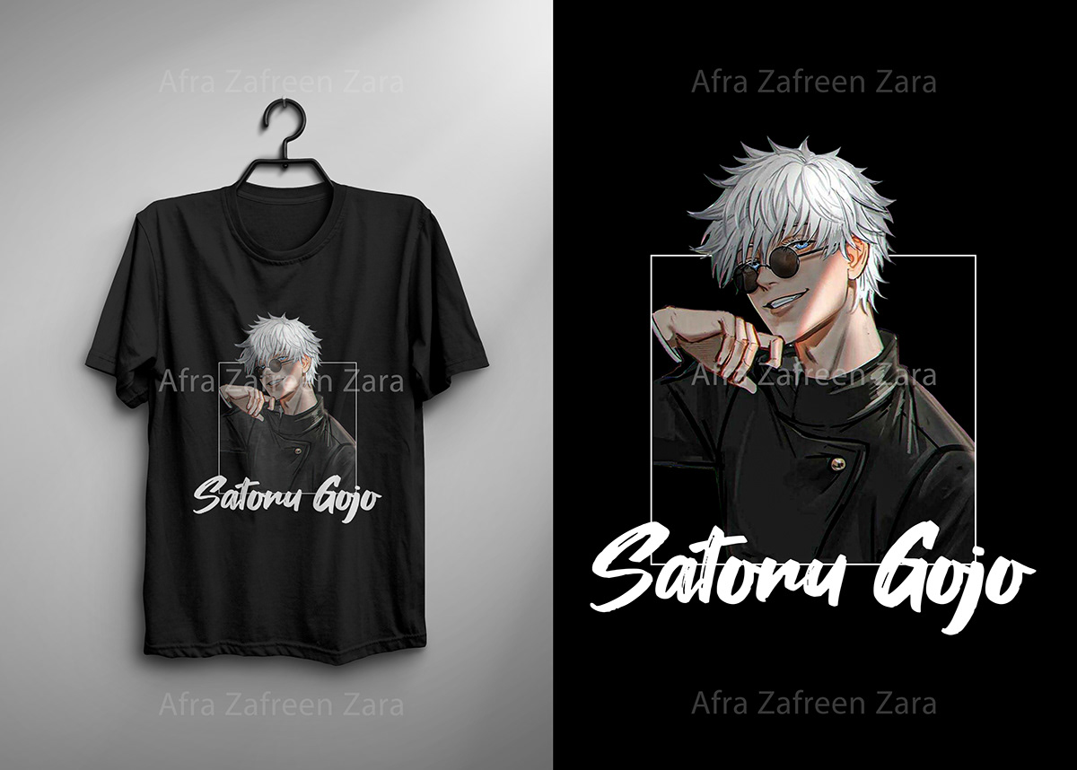 anime Tshirt Design Clothing modern streetwear trendy typography   Unique design for sale
