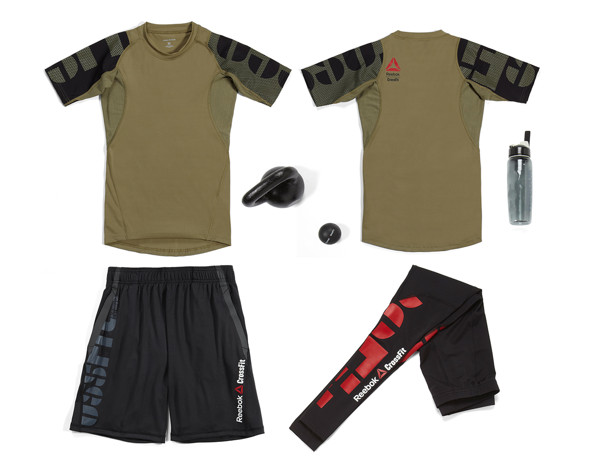 surface graphic apparel graphics t-shirts athletic Performance apparel reebok Crossfit pattern footwear reebok crossfit
