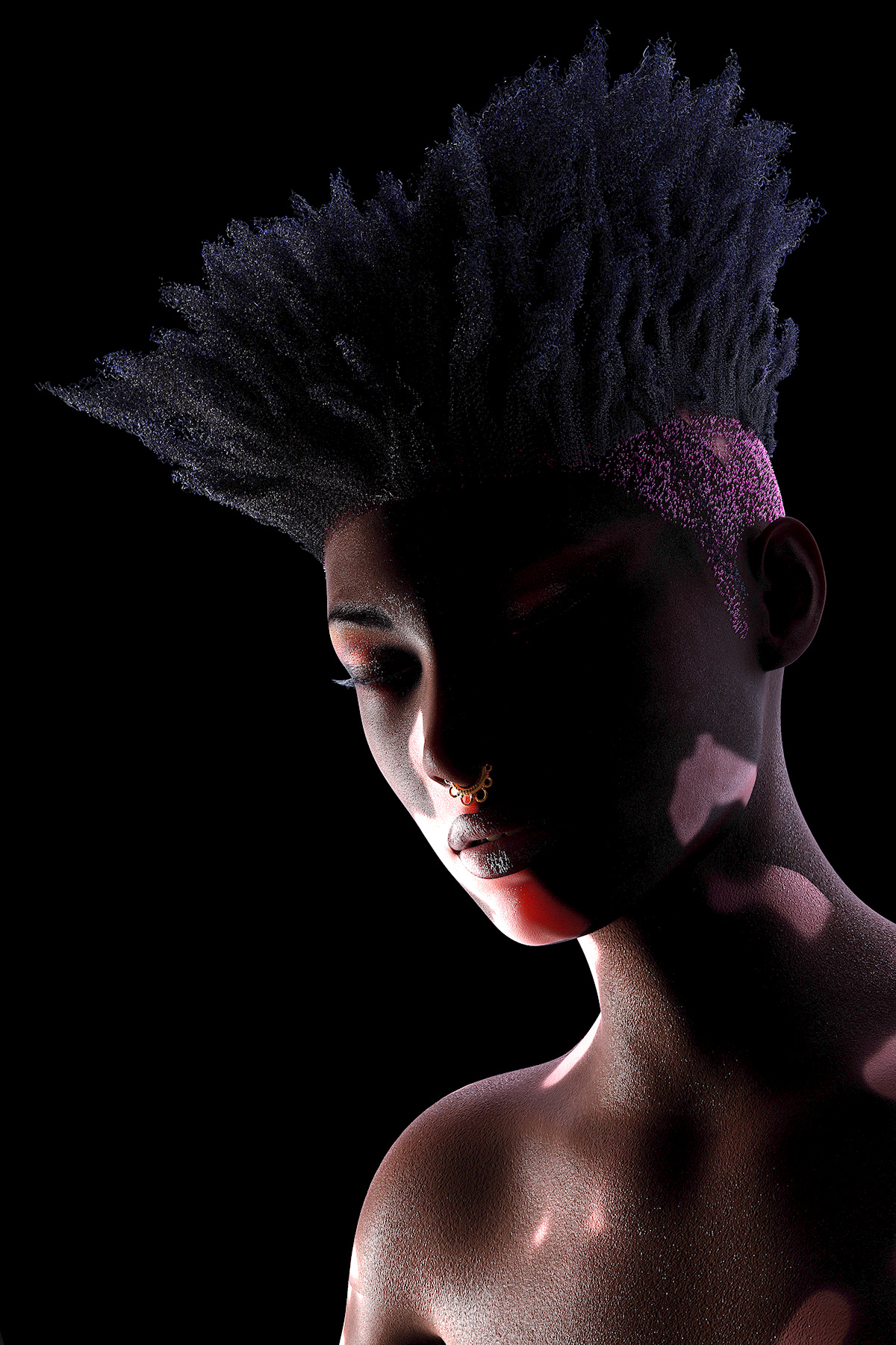 3d fashion Clo3d Digital Art  Digital Clothing Fashion  fashion design model Photography  shading vitiligo