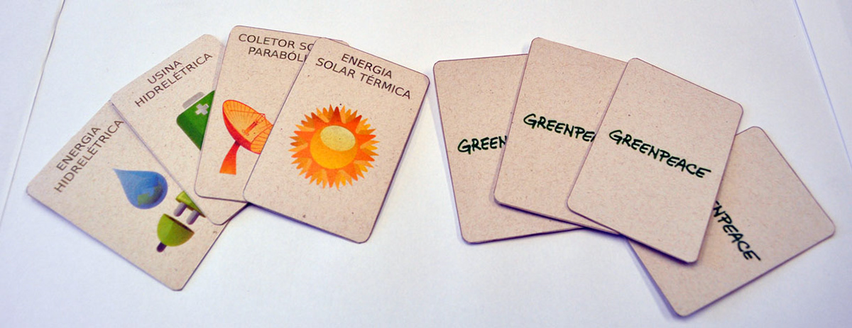 Greenpeace game cards jogo cartas