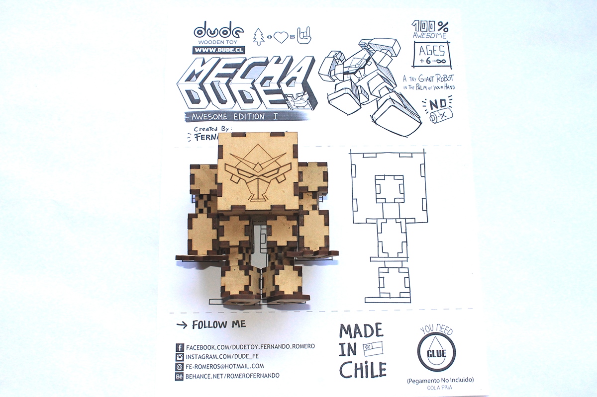 Buildable toy arttoy robot