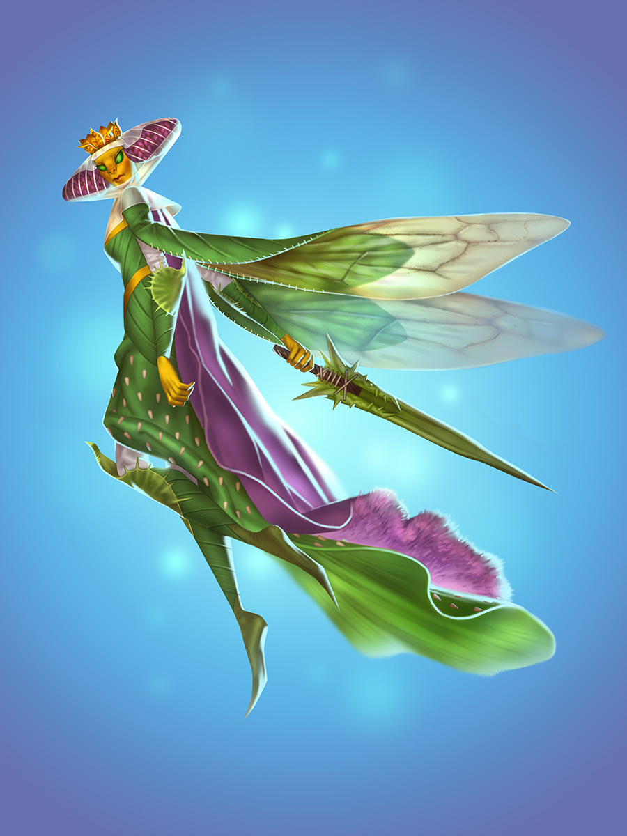 Character design  fairy fairy character design fairy illustration fairy queen  fairy queen design Fairy warrior Flower Fairy medieval queen Warrior Queen