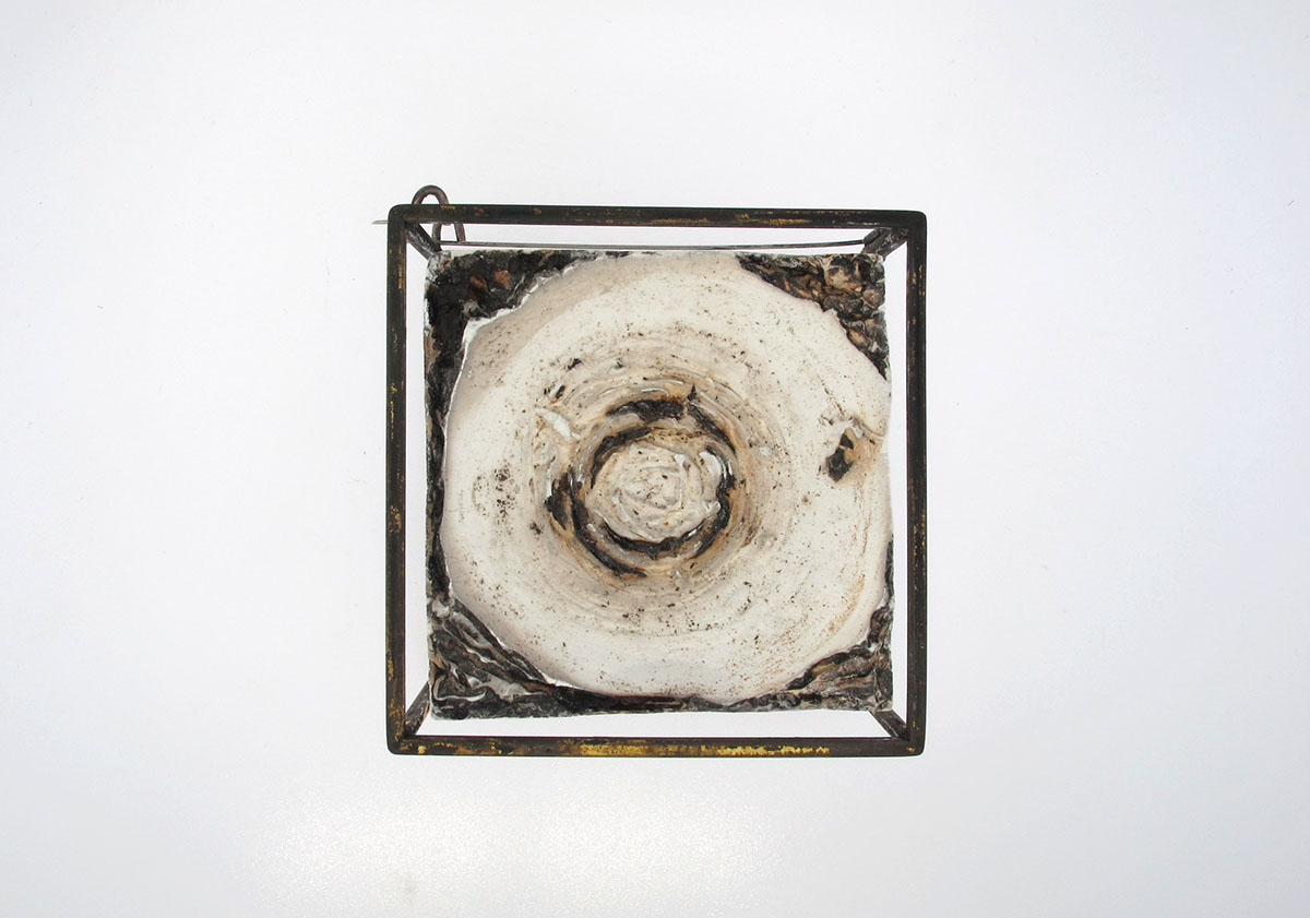 contemporary jewelry brooch landscapes negative spaces