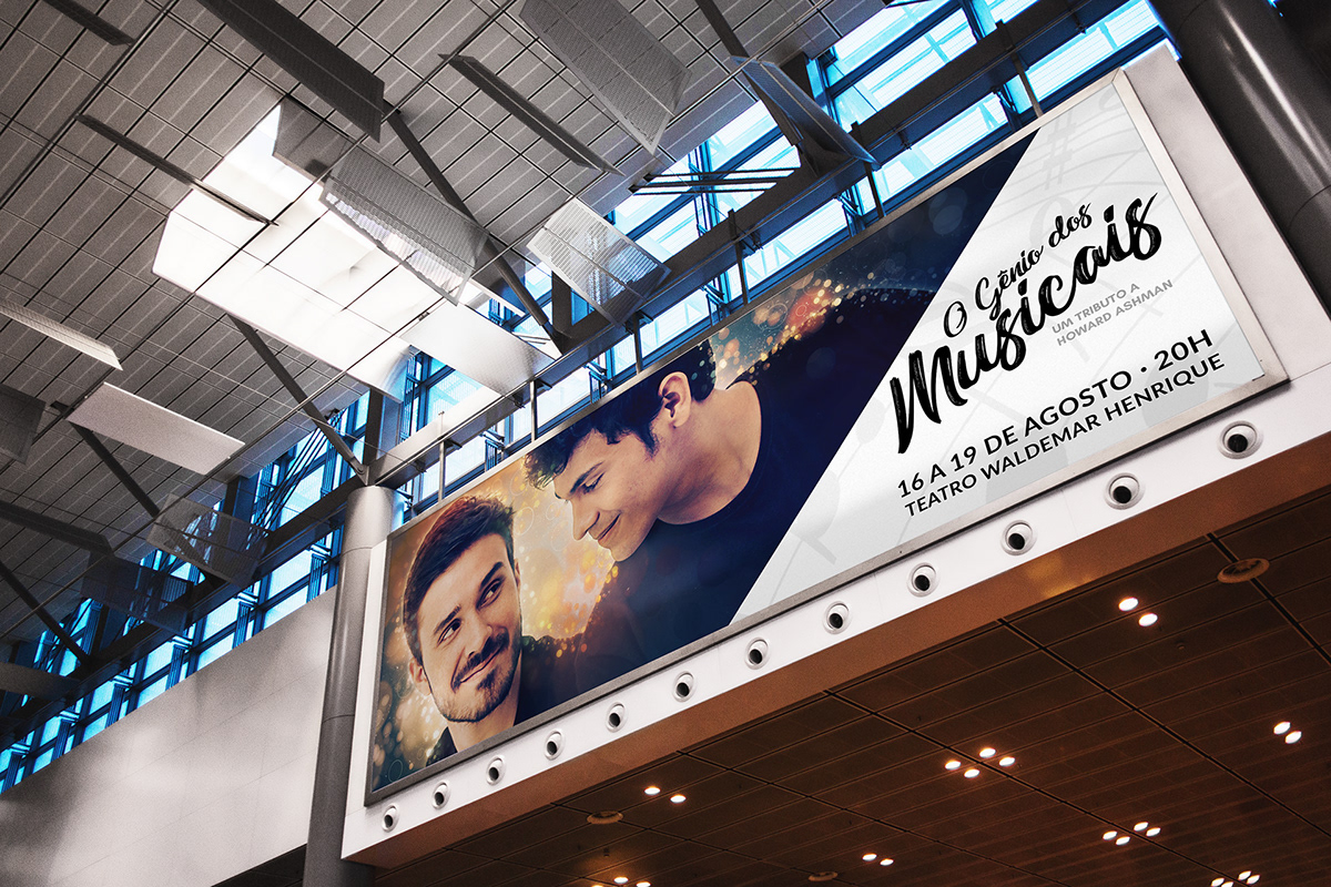 Theatre musical theatre print poster billboard Website social media playbill programme video