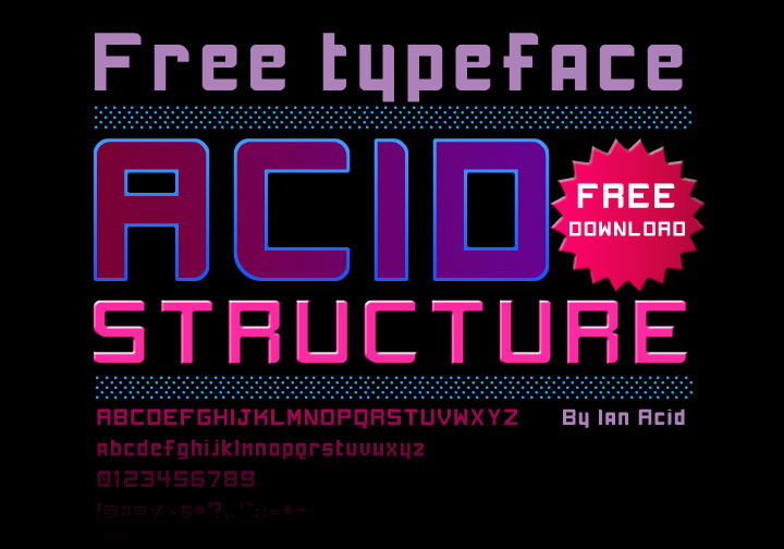 free font Typeface FreeFonts acid