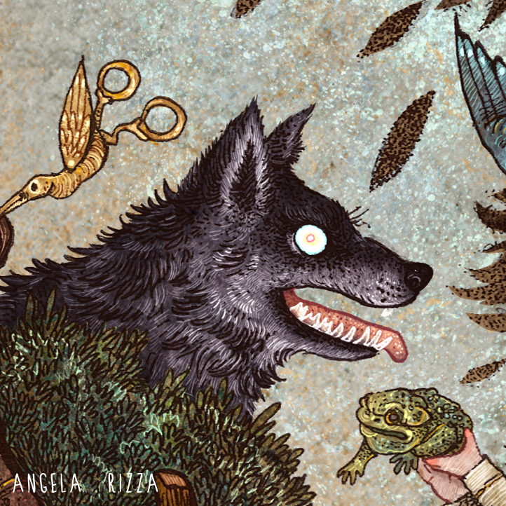 children's book fantasy animals Nature editorial ink fiction
