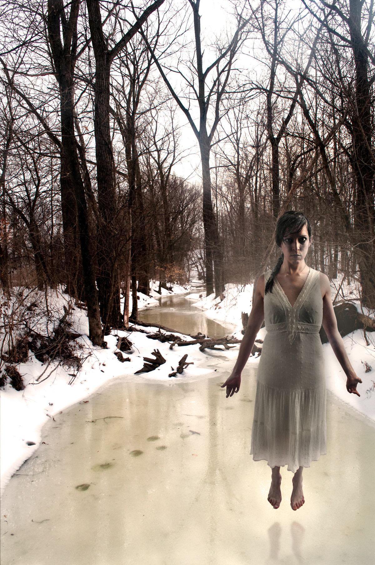 #composite #photography #digital   #digitalphoto #ghost #floating #dead #hitchiking