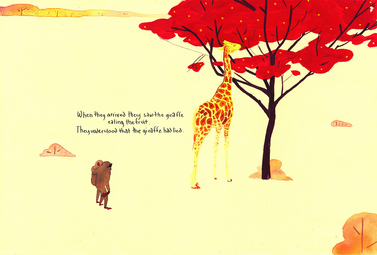 animals children's book giraffe book design children