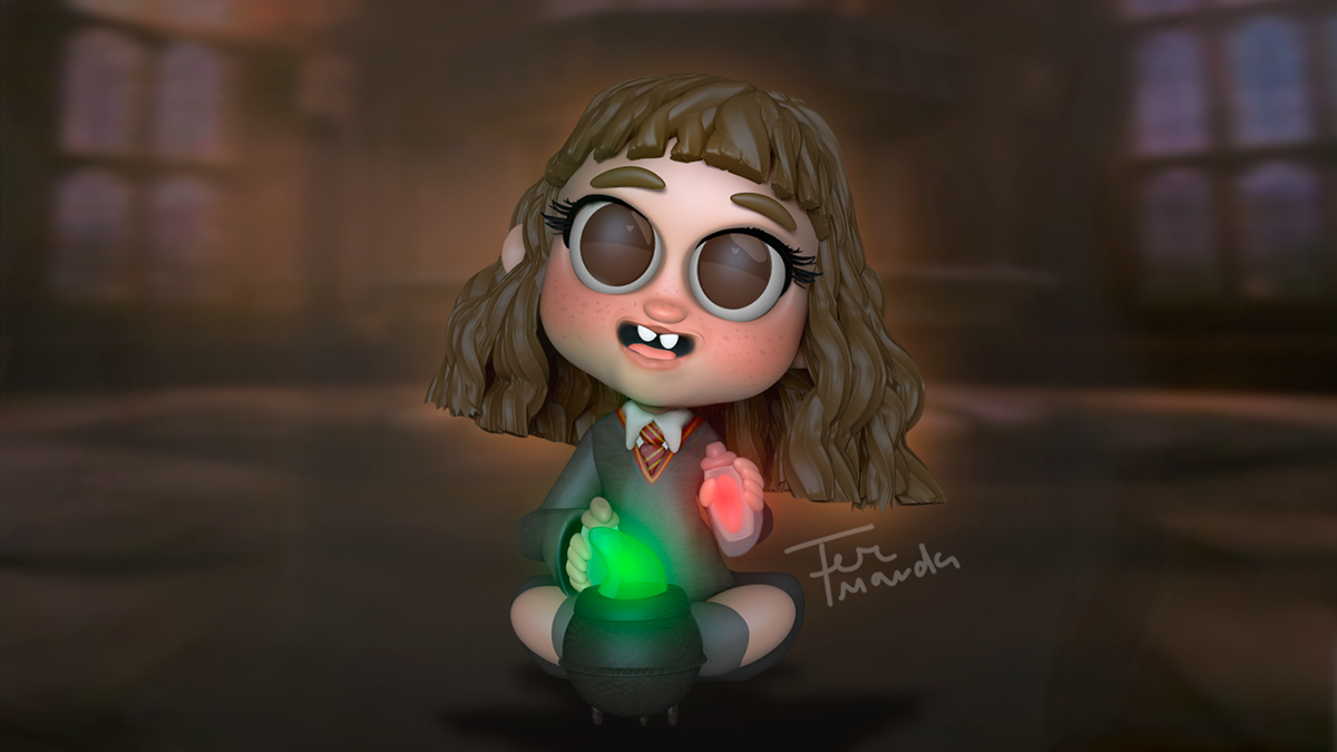 Harry Potter: Ilustrações 3D on Behance