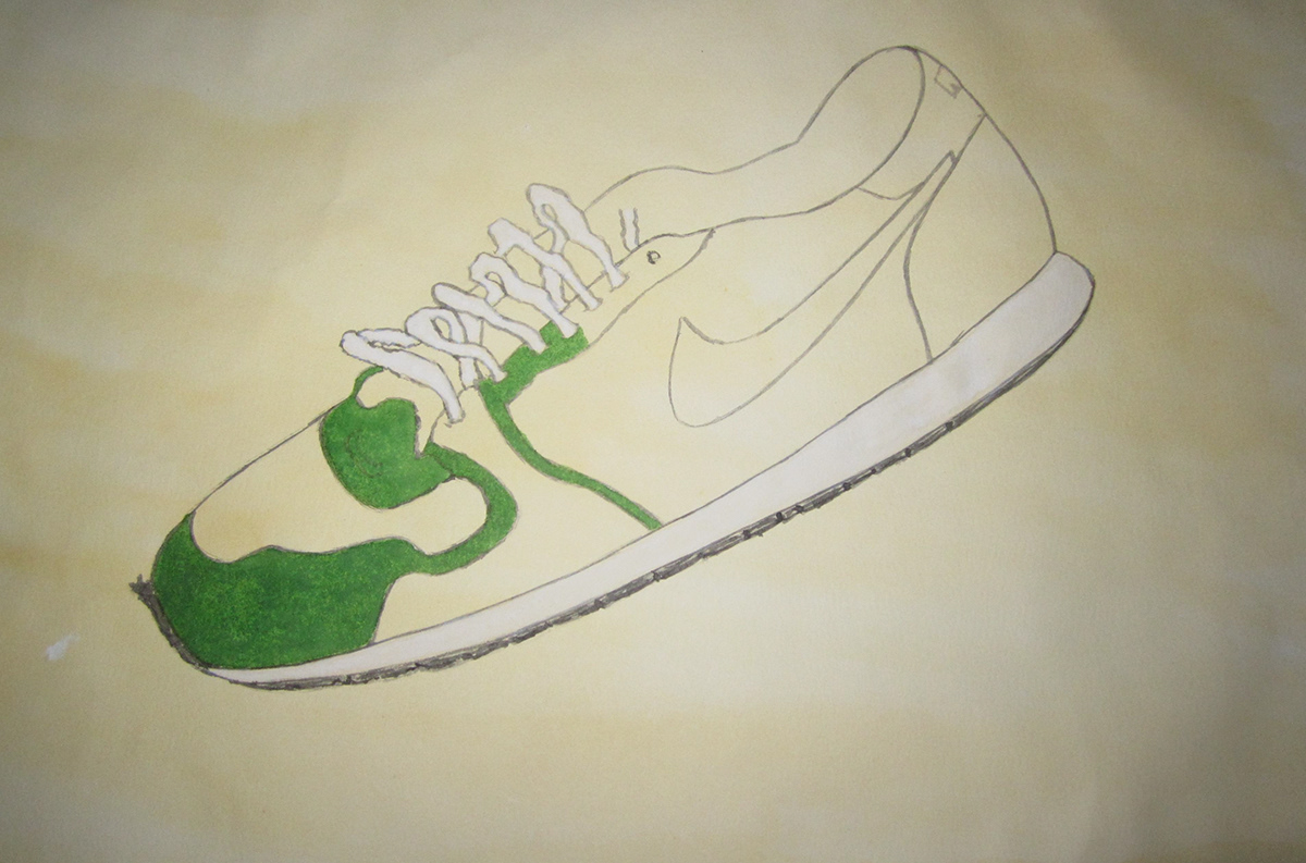 Nike sneakers sapatilhas tenis watercolor