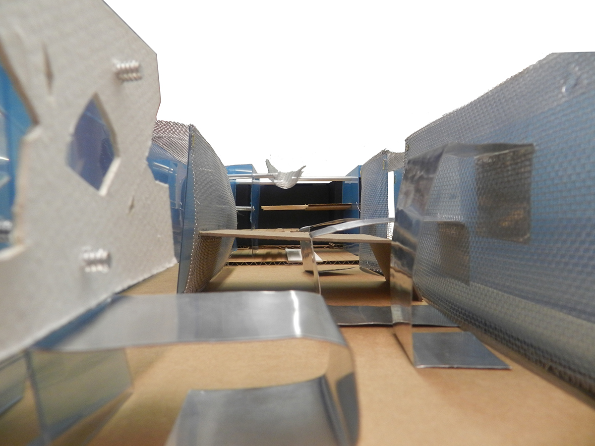 design Playful Membrane building addition threshold section Plan 3D model concept conceptual
