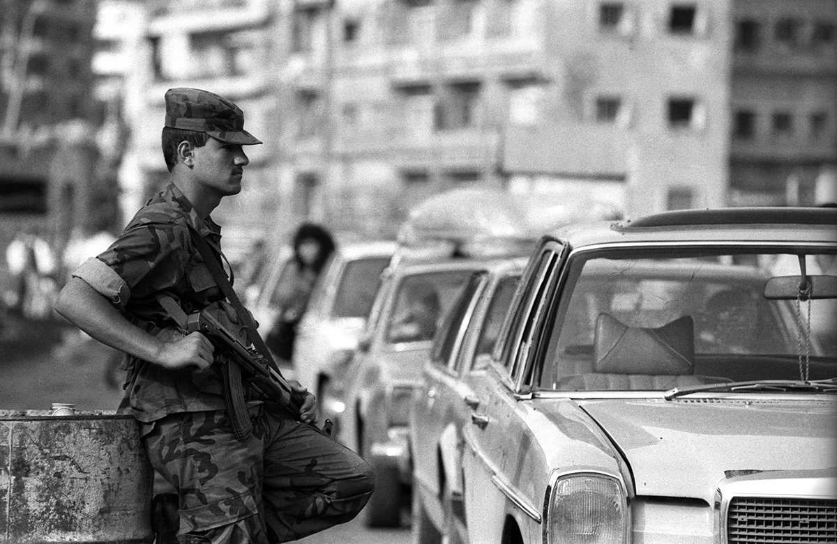 lebanon Beirut Lebanese Civil War Beirut green line Shatila refugee cam Lakhdar Brahimi