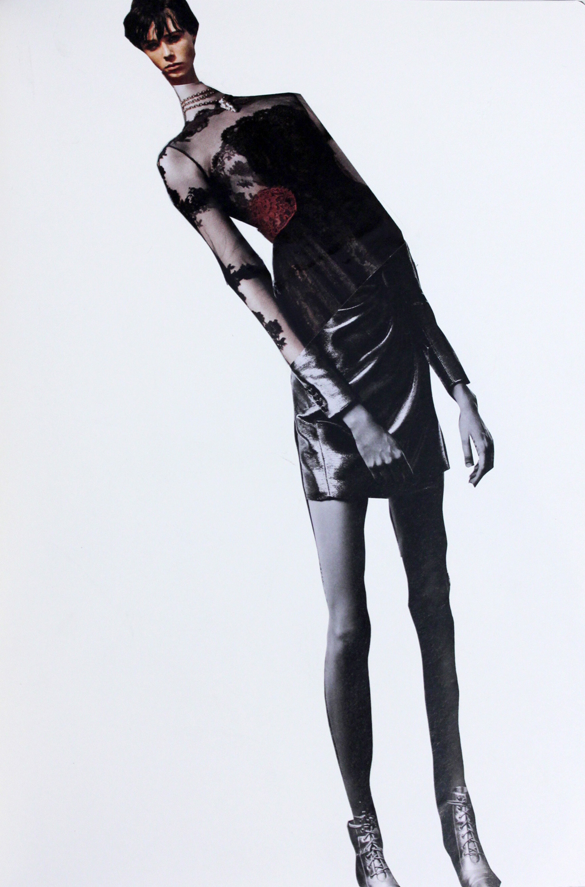 collage Dada fashion advertising hybrid identity Consumer product fashion editorial
