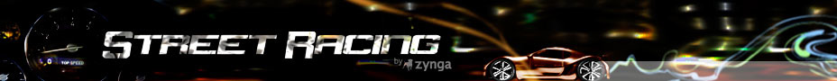 Street Racing  racing  Zynga  FACEBOOK   UI  logos  branding