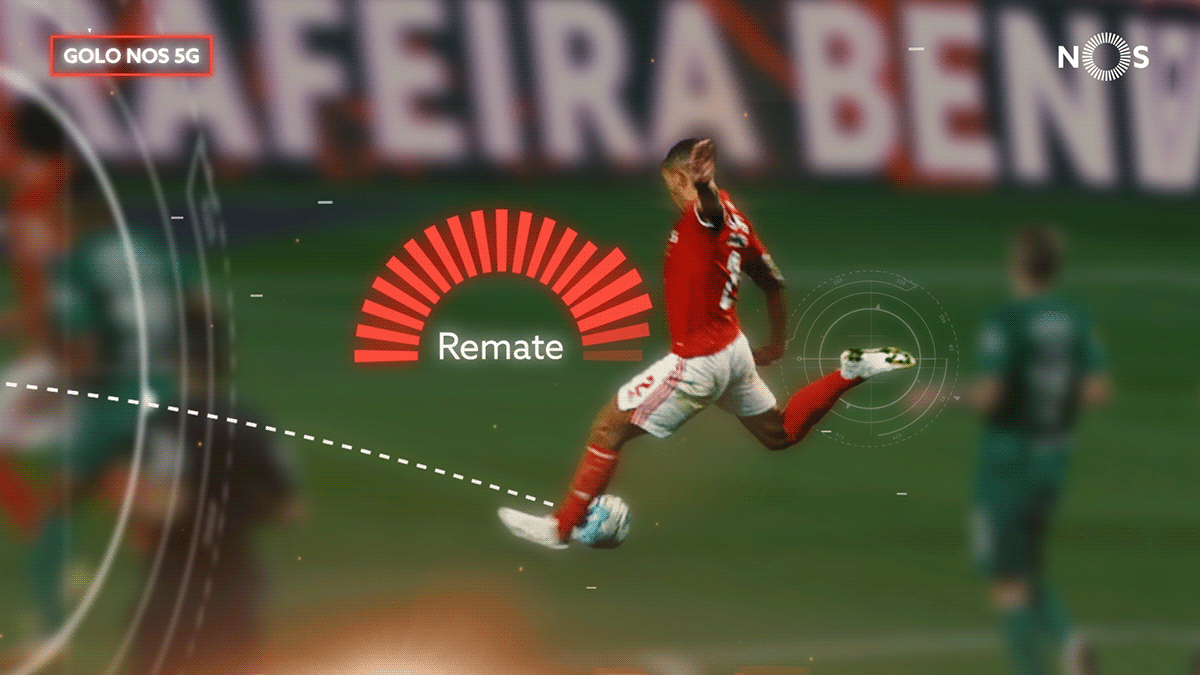 golo futebol football sports motion graphics  animation  Editing  nos