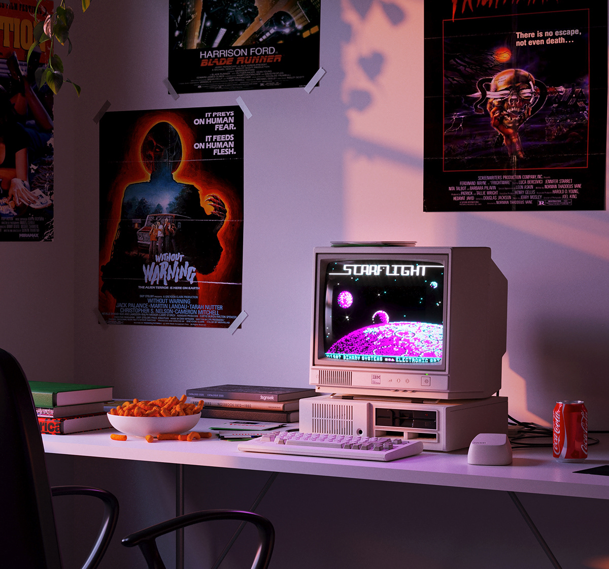 90s archviz CGI design game Interior lighting Realism Render Retro