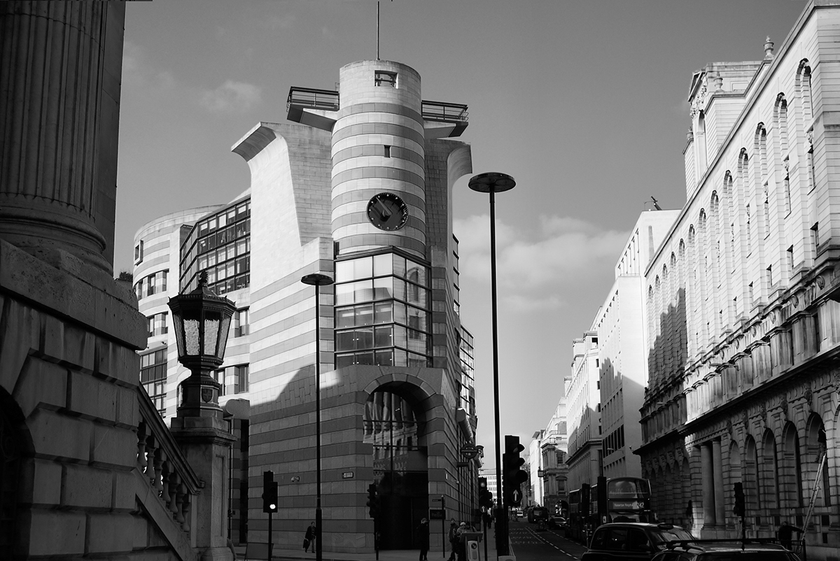 londra London Urban Design design W&B blach&white