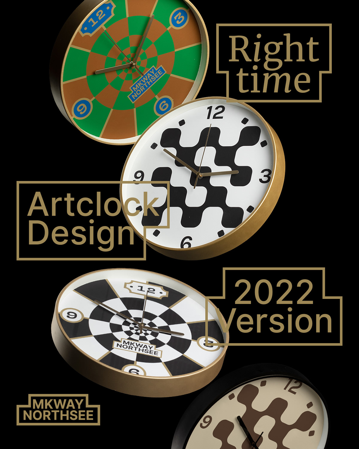 Brand Design clock creative graphic design  home design product design  type 产品设计 创意 平面设计