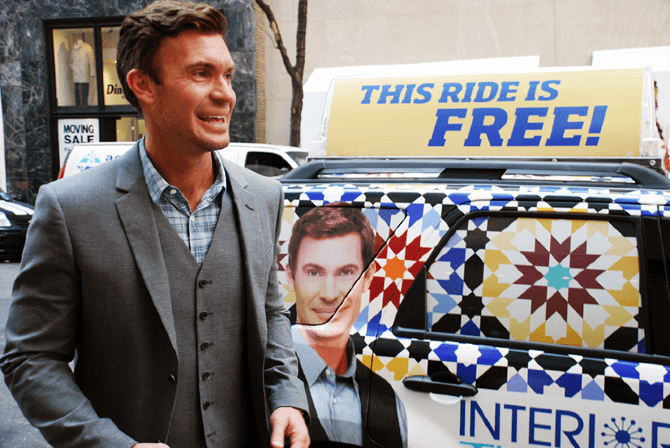 bravo television flipping out Jeff Lewis show media Taxi Advertising