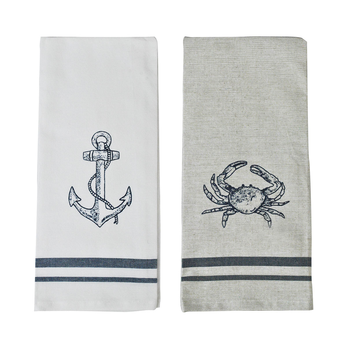 nautical Textiles burlap tableware kitchen towels potholder placemat