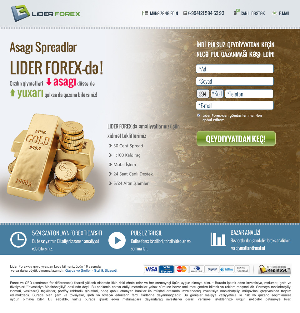 marketing   landing page creative photoshop lider forex Forex Webdesign Web vebdp Behance design registration form Form trading gold