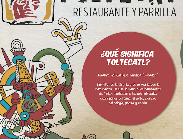 aztec cultura culture history infographic mantel Mexican mexico restaurant Toltec
