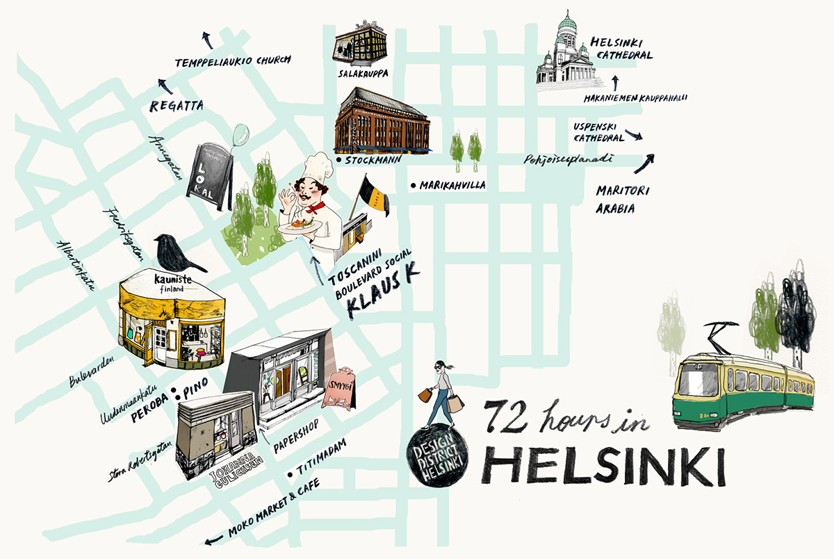 helsinki map finland
