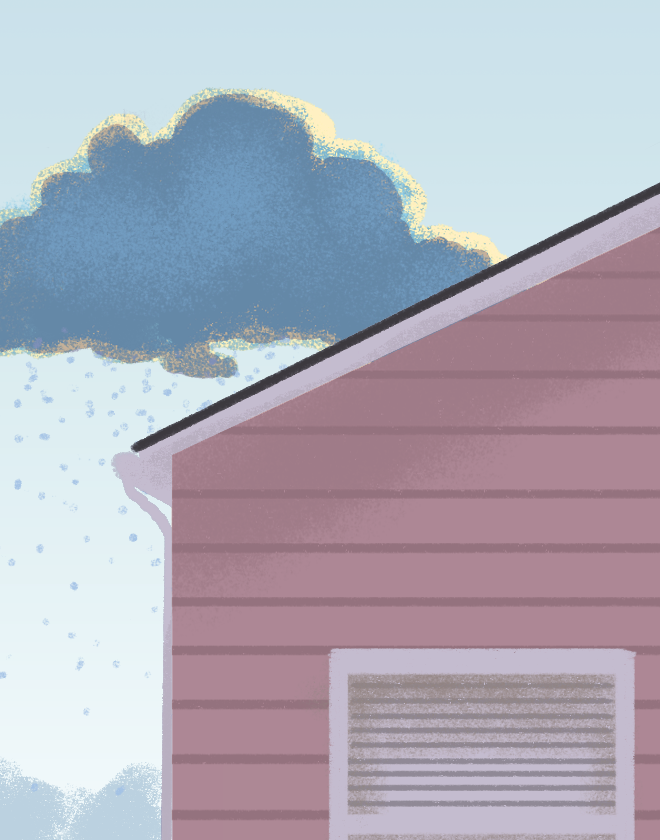 water  rain weather colorful home neighborhood clouds Sun house editorial